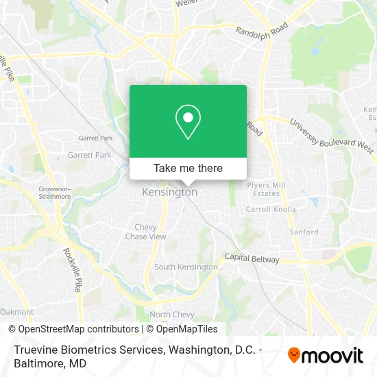 Truevine Biometrics Services map