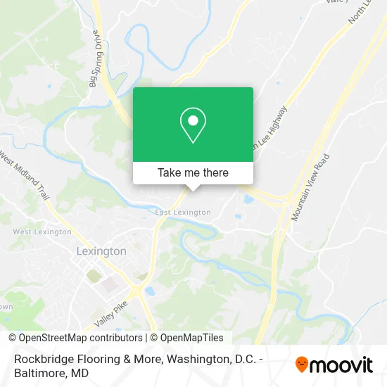 Rockbridge Flooring & More map