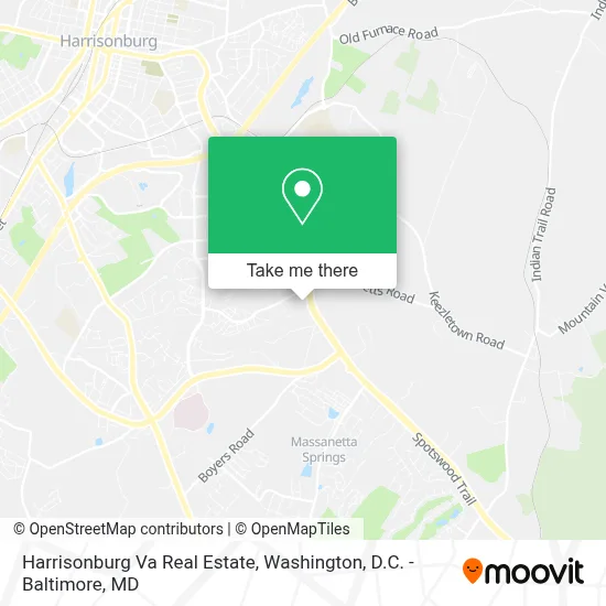 Harrisonburg Va Real Estate map