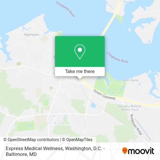 Express Medical Wellness map