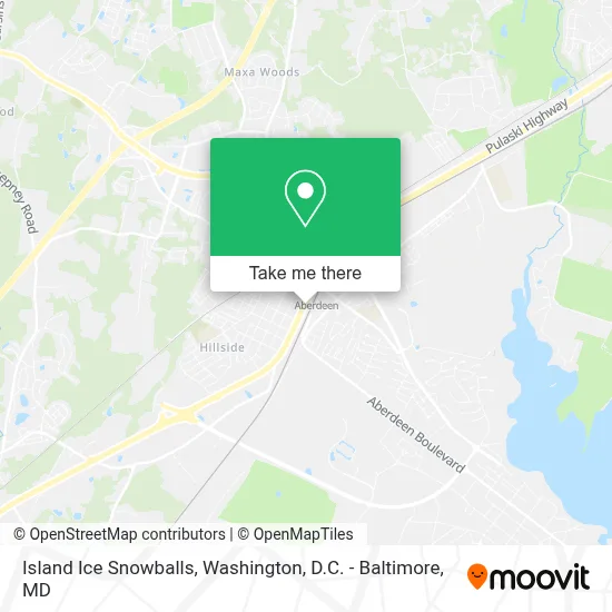 Island Ice Snowballs map