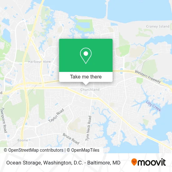 Ocean Storage map