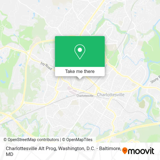 Charlottesville Alt Prog map