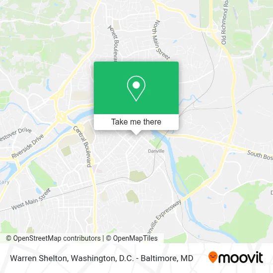 Warren Shelton map
