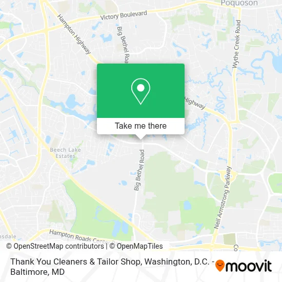 Thank You Cleaners & Tailor Shop map