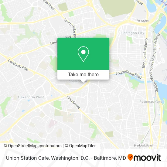 Union Station Cafe map