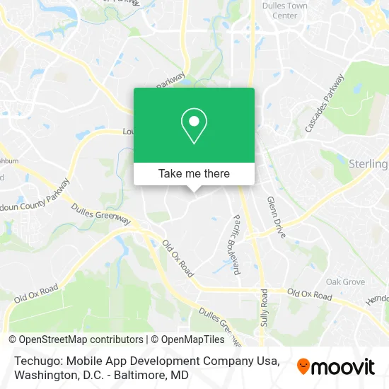 Techugo: Mobile App Development Company Usa map