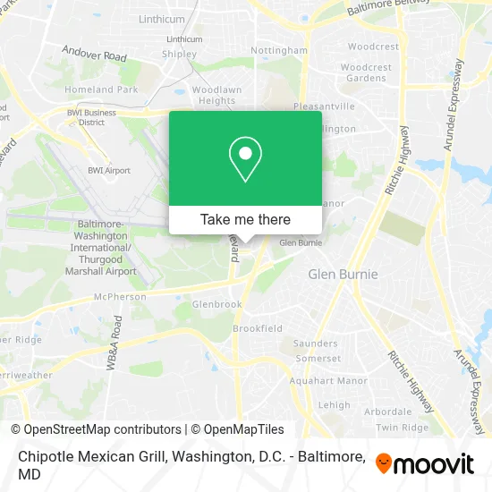 Chipotle Mexican Grill map