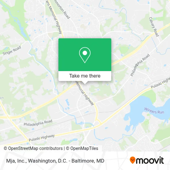 Mja, Inc. map