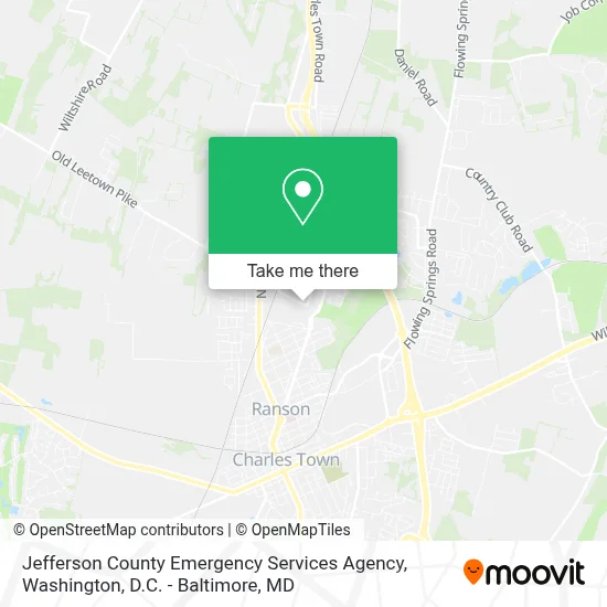 Jefferson County Emergency Services Agency map