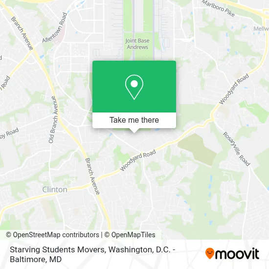 Starving Students Movers map
