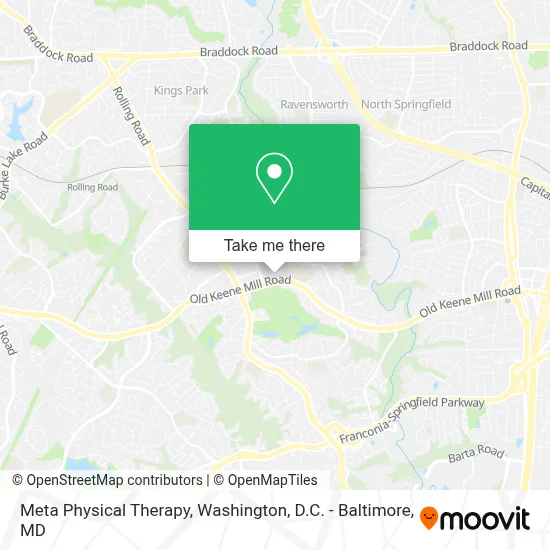 Meta Physical Therapy map