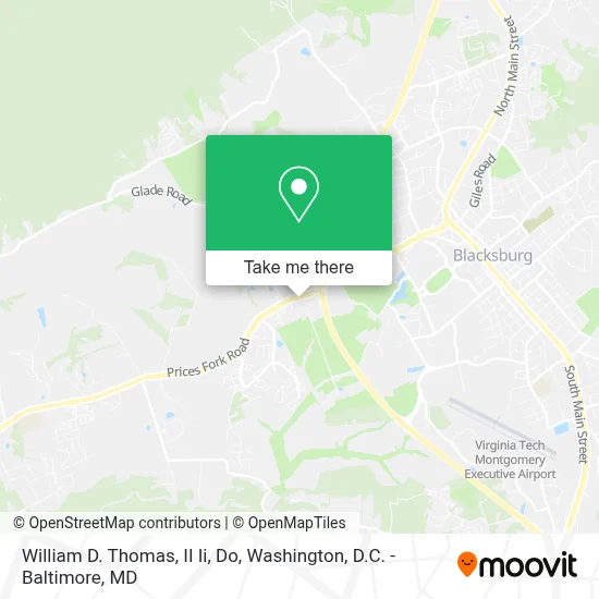 William D. Thomas, II Ii, Do map