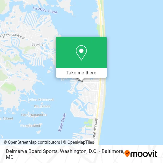 Delmarva Board Sports map