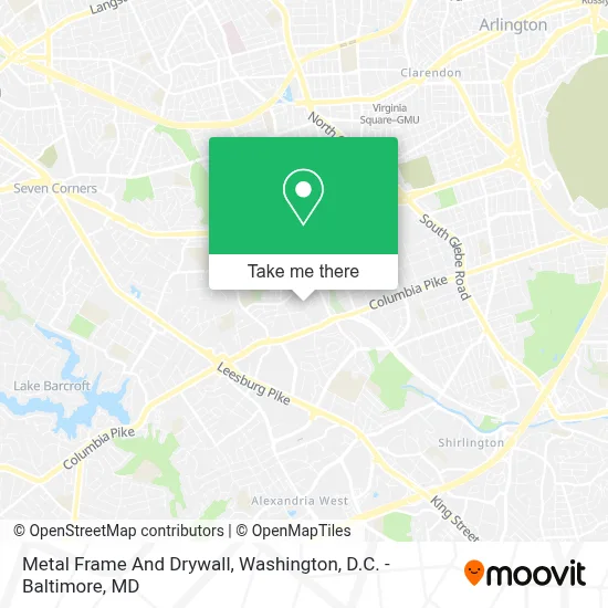 Metal Frame And Drywall map