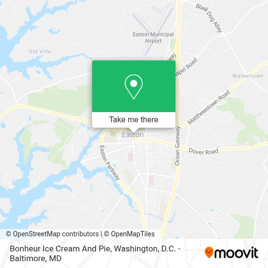 Bonheur Ice Cream And Pie map