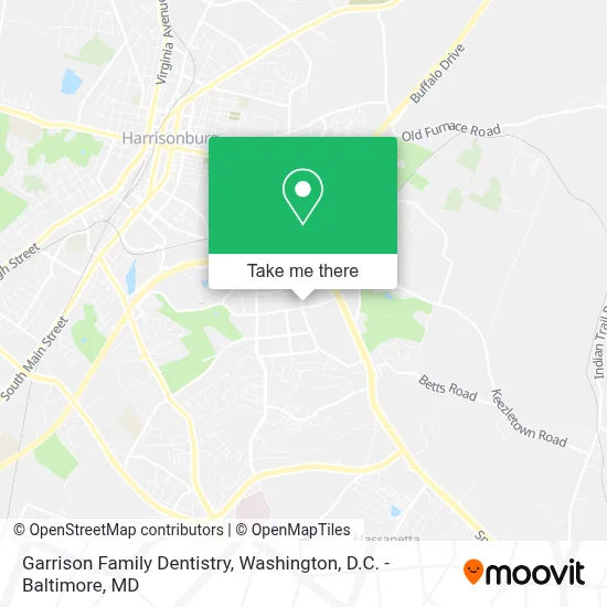 Garrison Family Dentistry map