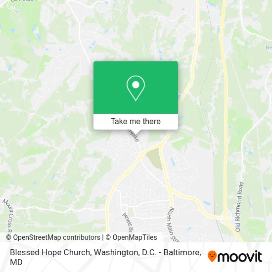 Blessed Hope Church map