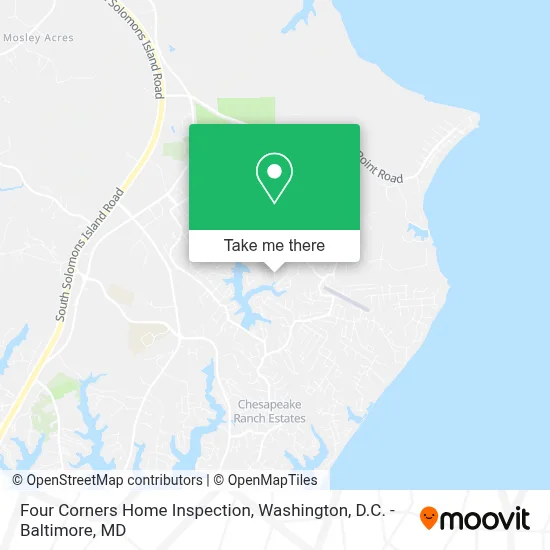 Four Corners Home Inspection map