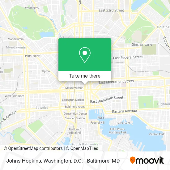 Johns Hopkins map