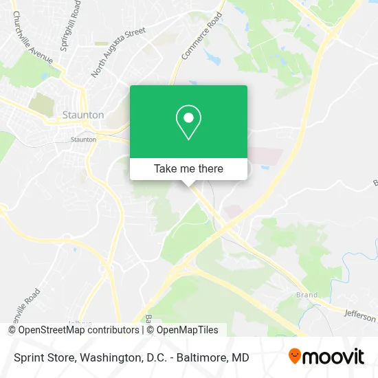 Sprint Store map