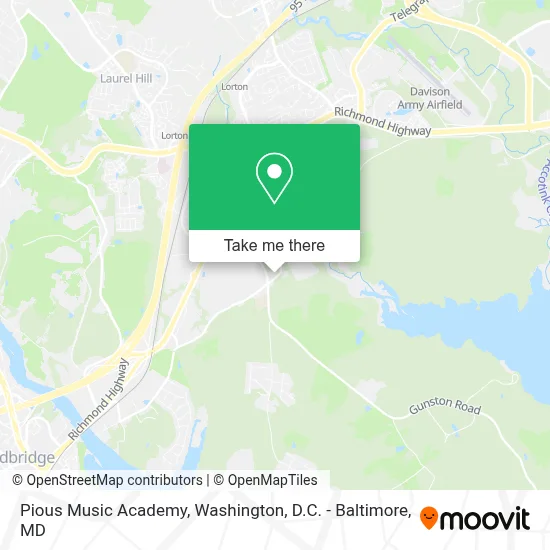 Pious Music Academy map