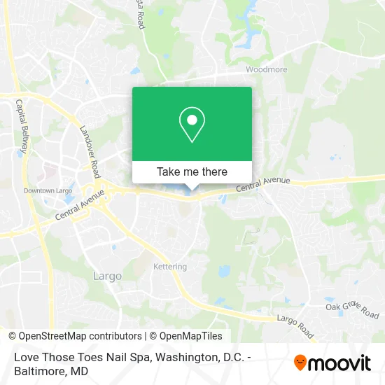 Love Those Toes Nail Spa map