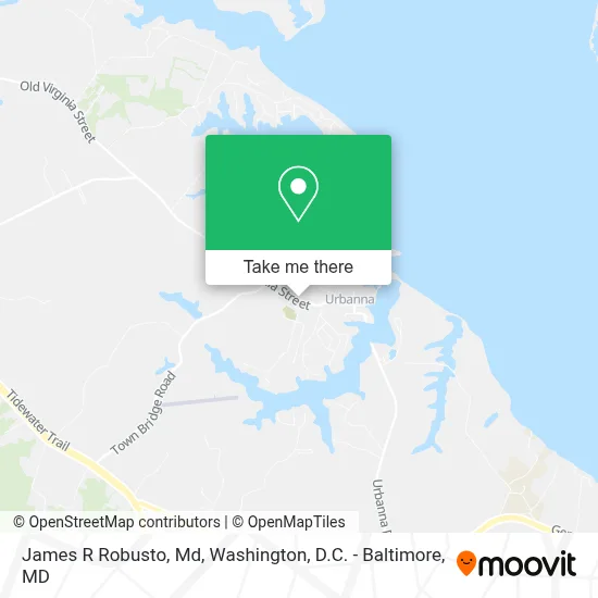 James R Robusto, Md map