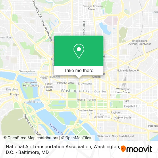 National Air Transportation Association map