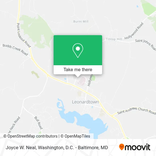 Joyce W. Neal map