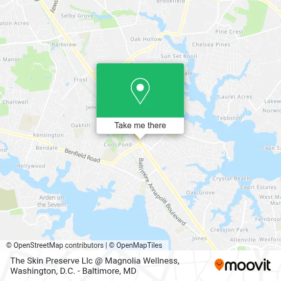 The Skin Preserve Llc @ Magnolia Wellness map