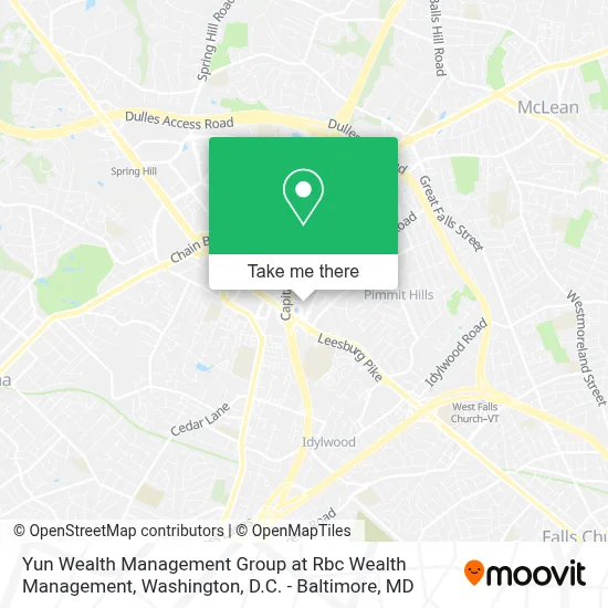 Yun Wealth Management Group at Rbc Wealth Management map