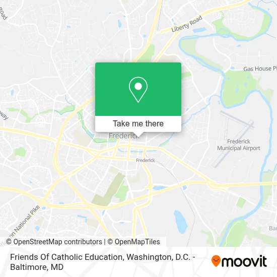 Friends Of Catholic Education map