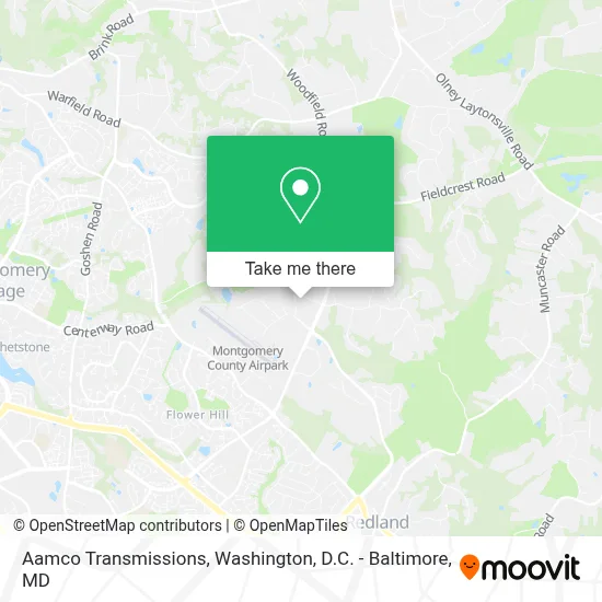 Aamco Transmissions map