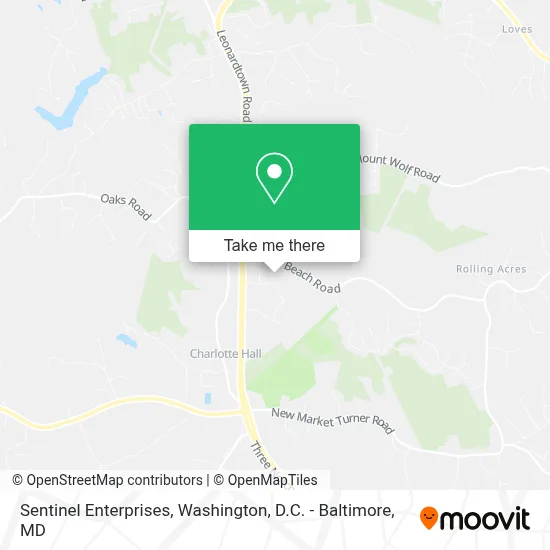 Sentinel Enterprises map