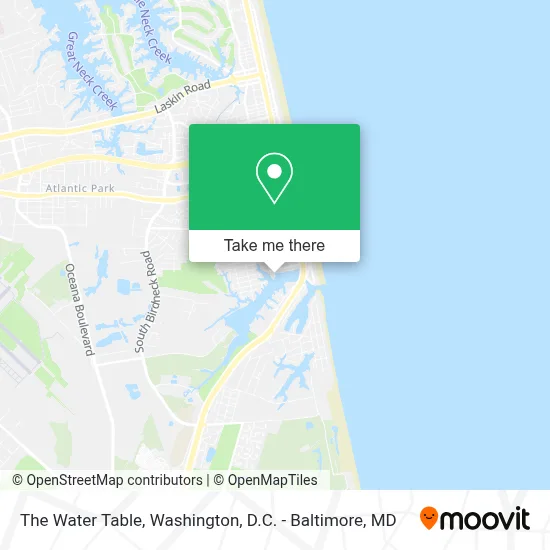 The Water Table map
