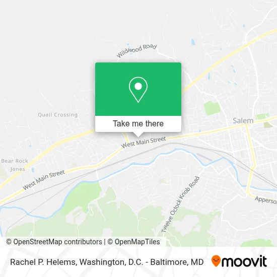 Rachel P. Helems map