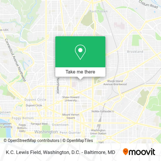 K.C. Lewis Field map