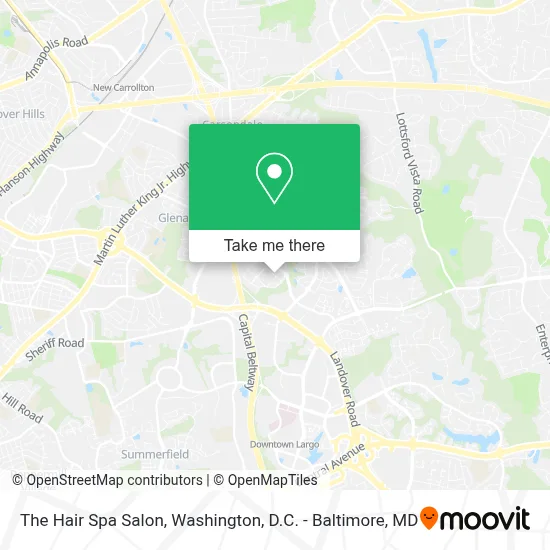 The Hair Spa Salon map