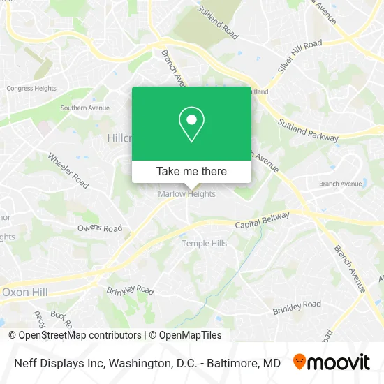 Neff Displays Inc map