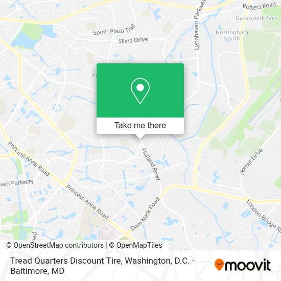 Tread Quarters Discount Tire map
