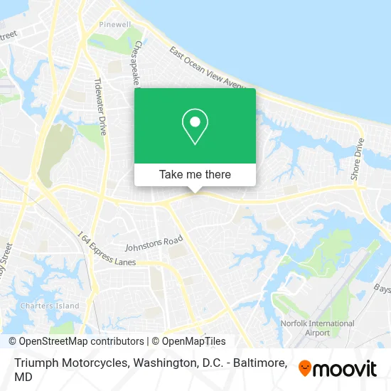 Triumph Motorcycles map
