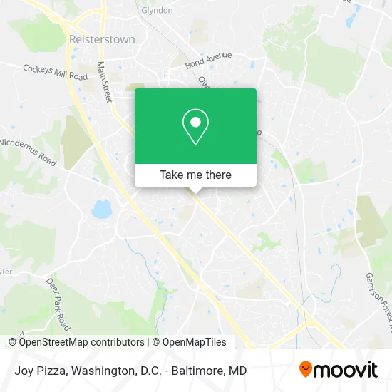 Joy Pizza map
