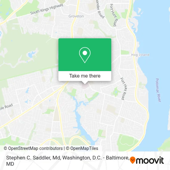 Stephen C. Saddler, Md map