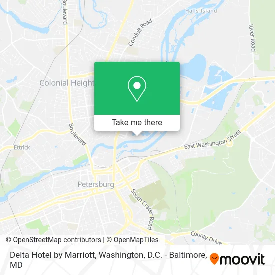 Delta Hotel by Marriott map