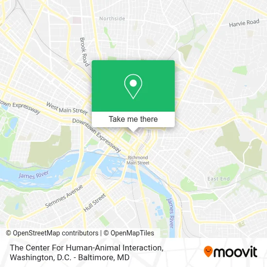 The Center For Human-Animal Interaction map