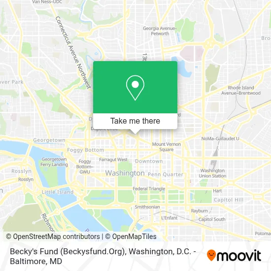 Becky's Fund (Beckysfund.Org) map
