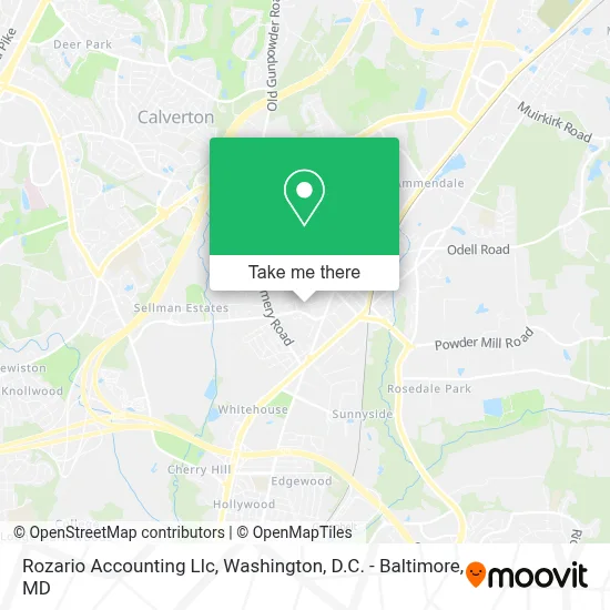 Rozario Accounting Llc map
