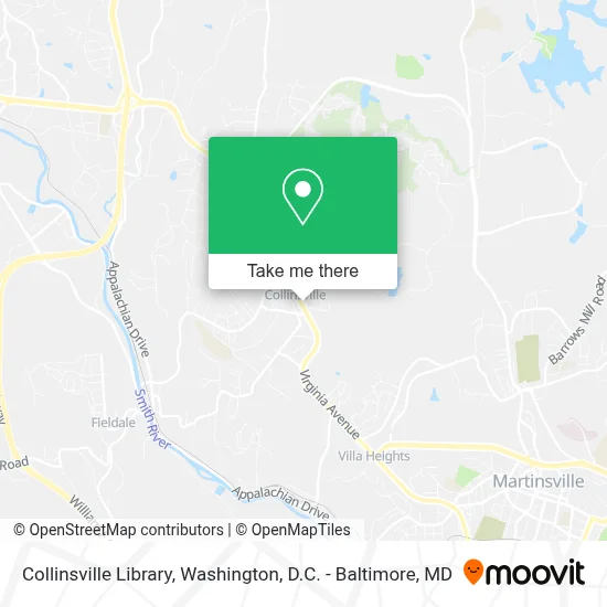 Collinsville Library map