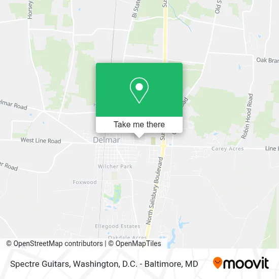Spectre Guitars map